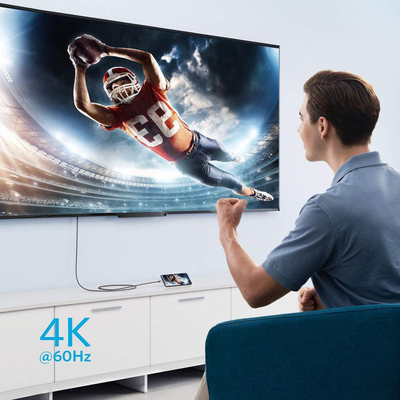کابل تبدیل USB-C به HDMI 4K انکر مدل 311A8730 طول 1.8 متر