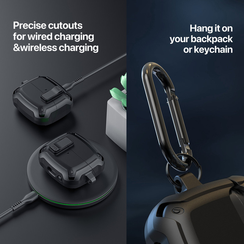 کاور دوکس دوکیس مدل SECH مناسب برای کیس هدفون بلوتوثی سامسونگ Galaxy Buds 3  Buds 3 Pro