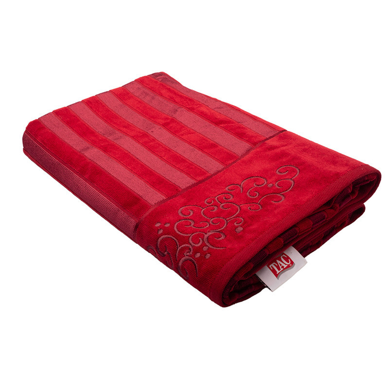حوله حمام تاچ مدل قلاب دوزی سایز 100x150 سانتی متر