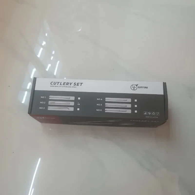 سرویس قاشق و چنگال 14 پارچه جی فی نی مدل G-05 لاکچری