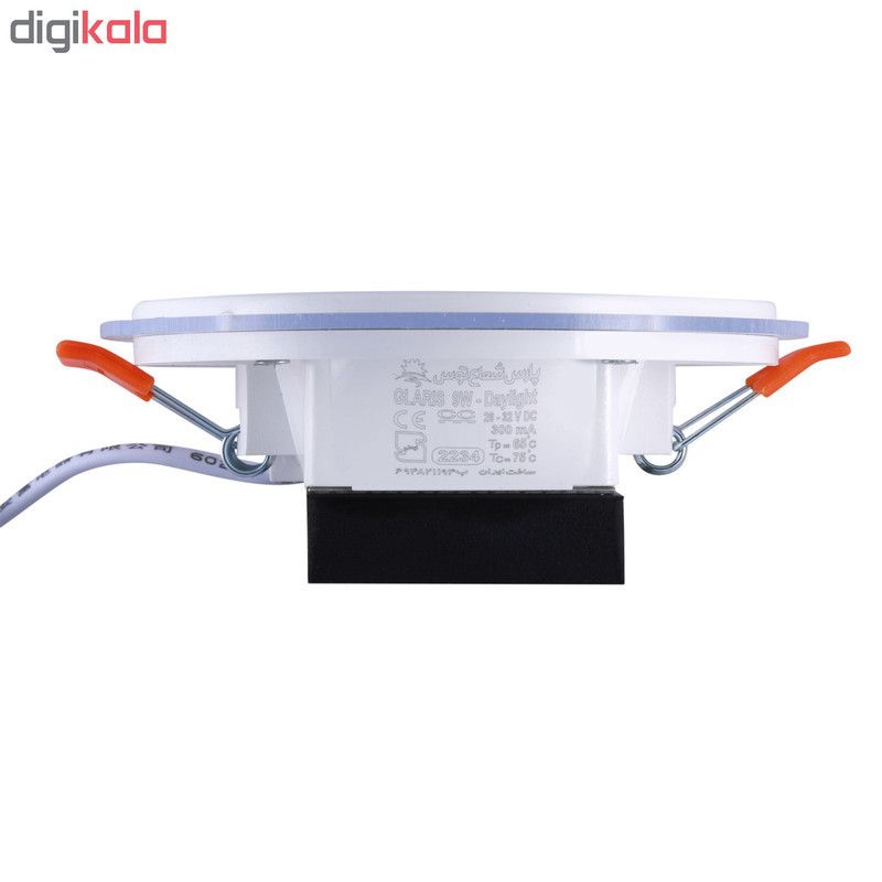 پنل ال ای دی 9 وات پارس شعاع توس مدل PT-GLARIS9 بسته 6 عددی