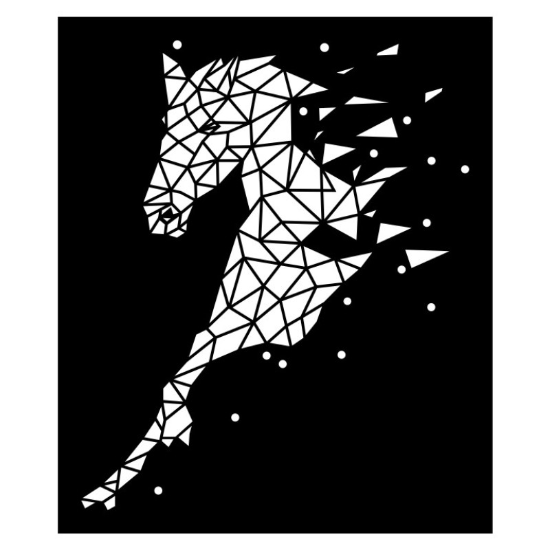 شابلون مدل اسب کد SP8412