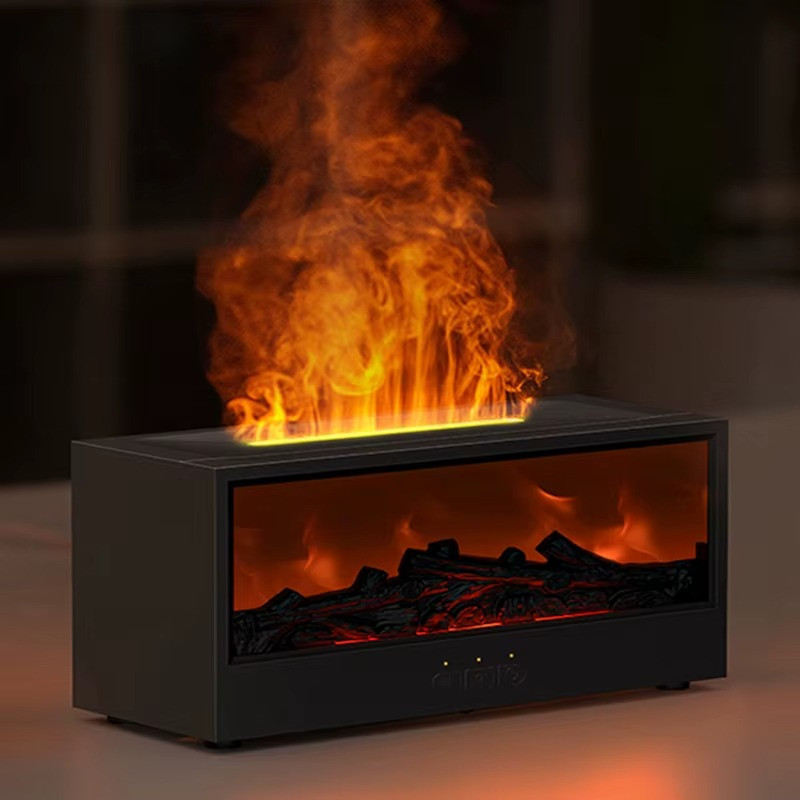 دستگاه بخور سرد مدل DQ-717 طرح شومینه سه بعدی