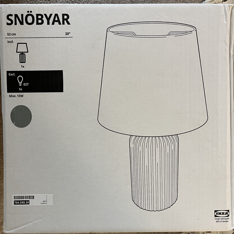 آباژور رومیزی ایکیا مدل SNÖBYAR