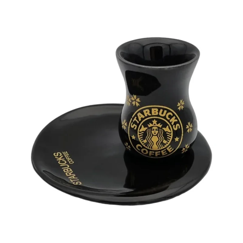 ست فنجان و نعلبکی 2 پارچه مدل کمر باریک کد 14283xs