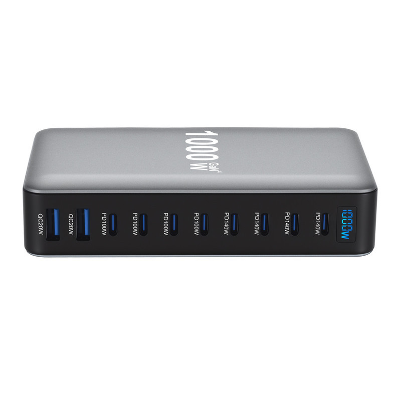 شارژر رومیزی 1000 وات 10 پورت مدل YMX-1000W