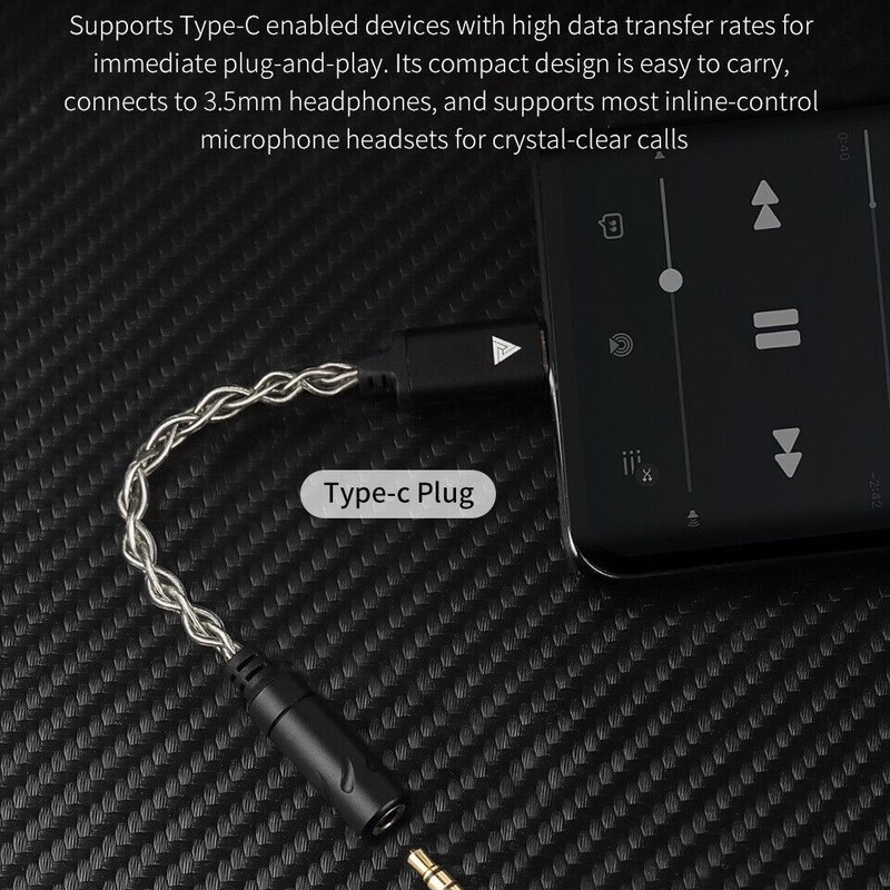مبدل USB-C به AUX کیو کی زد مدل TC MAX