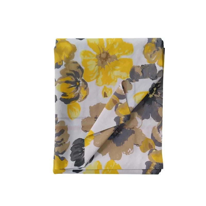 روکش لحاف طرح آبرنگی یک نفره سایز 160x220 سانتی متر