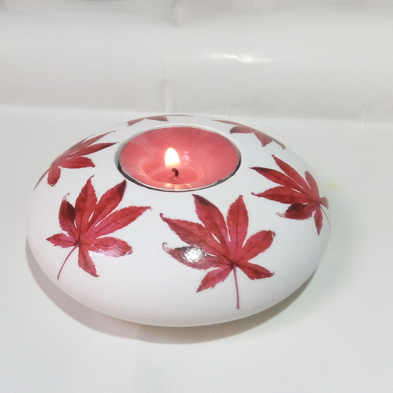 جاشمعی طرح پاییزی کد OO 45 بسته 3 عددی