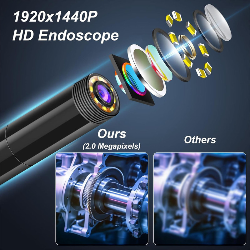 دوربین شلنگی مدل دولنز کد 10M HD Waterproof New