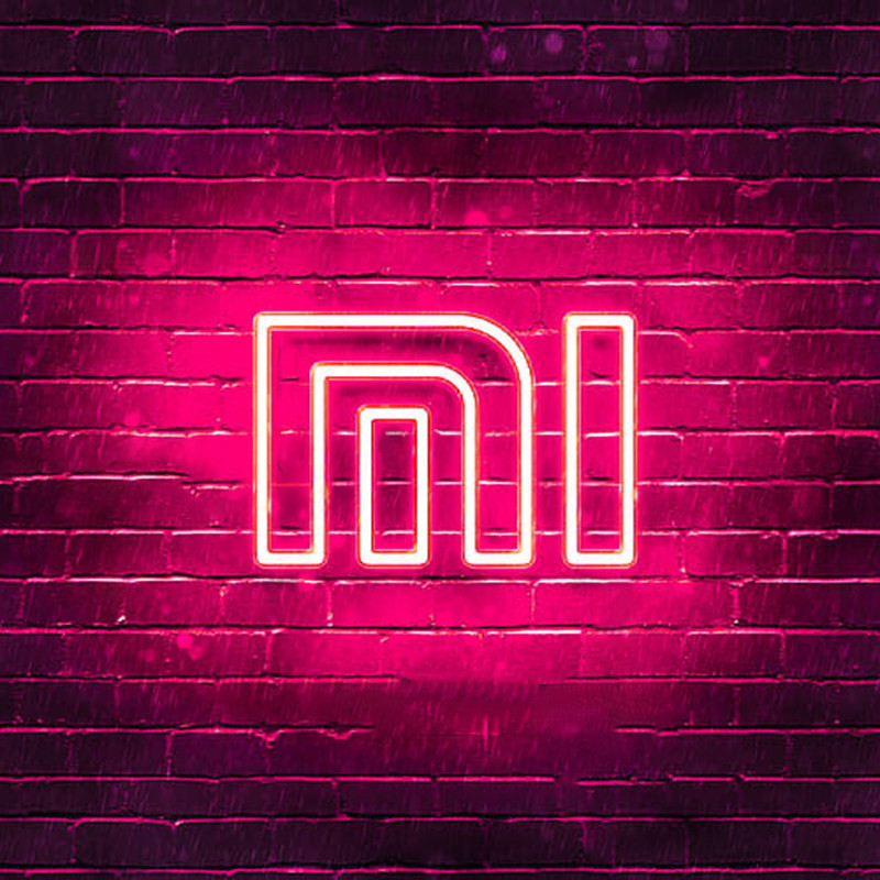 چراغ نئون طرح xiaomi