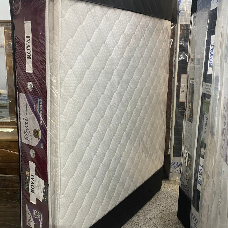 تشک طبی فنری رویال مدل پد دار تک نفره سایز 200×90 سانتی متر