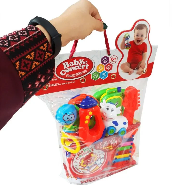 جغجغه مدل baby concert مجموعه 8 عددی