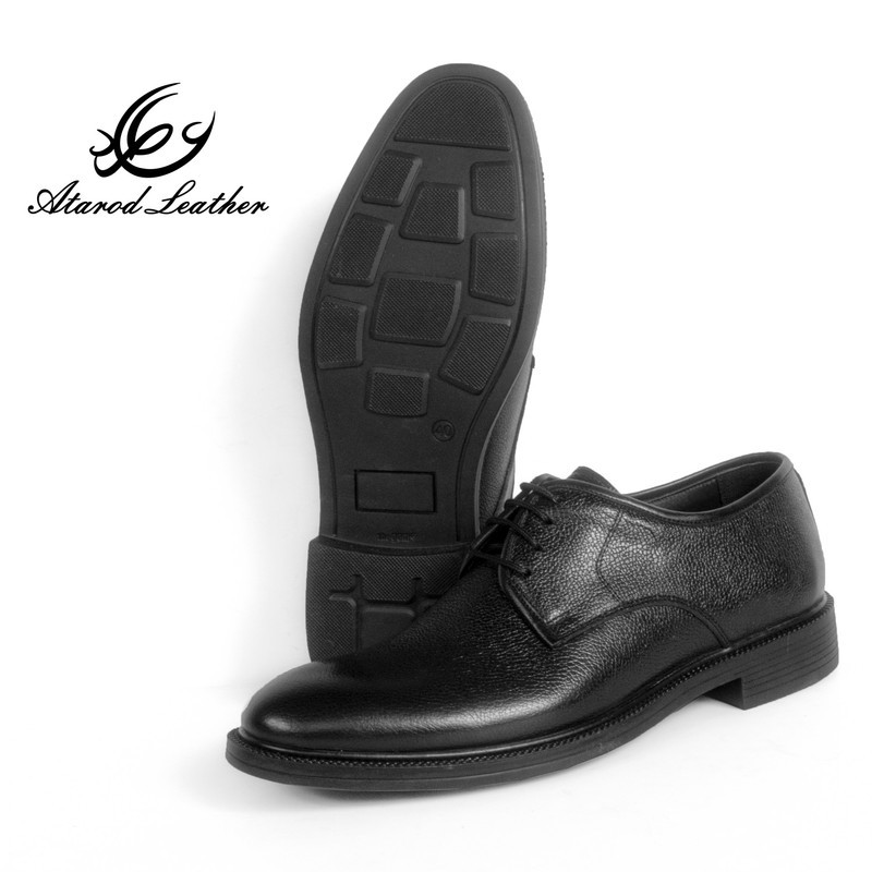 کفش مردانه چرم عطارد مدل چرم طبیعی کد SH135