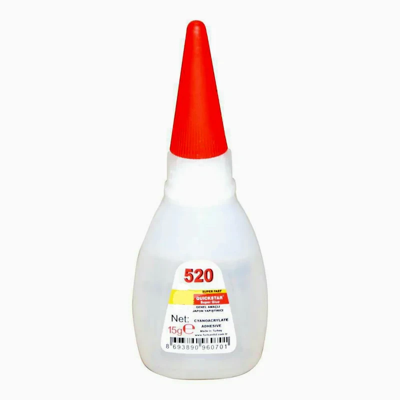 چسب قطره ای کوییک استار مدل 520 وزن 15 گرم بسته چهار عددی