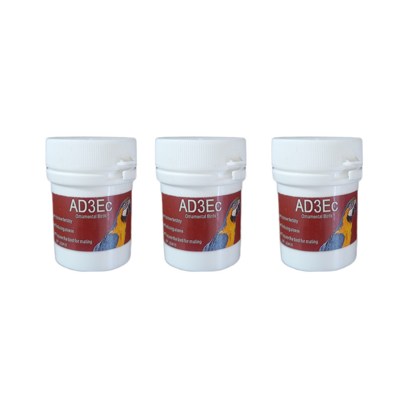 پودر مکمل پرندگان مدل ADE+c وزن 60 گرم مجموعه 3 عددی