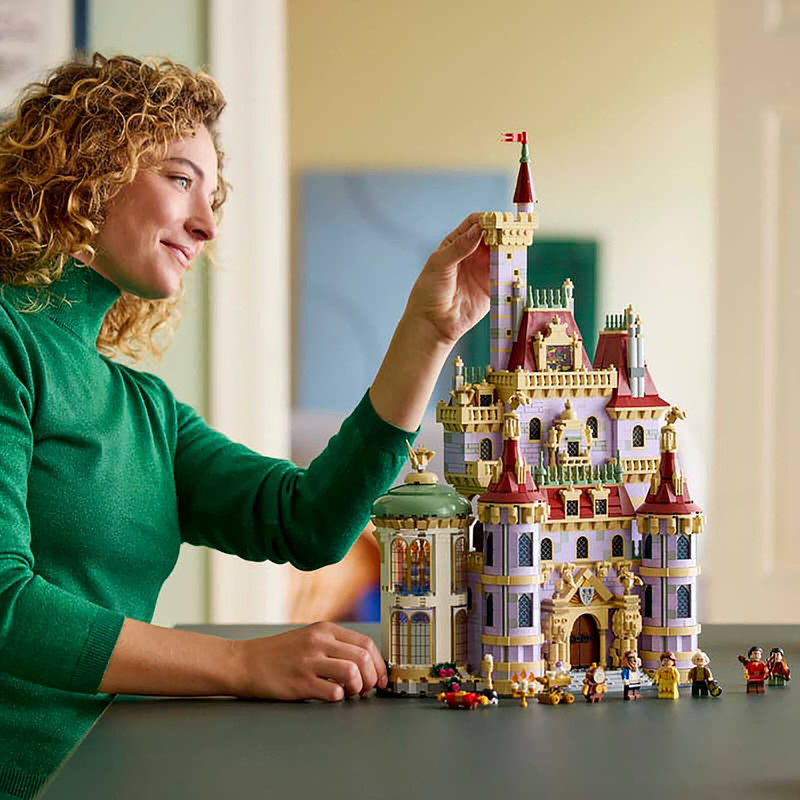 لگو 2916 تکه سری Disney مدل Beauty and the Beast Castle کد 43263