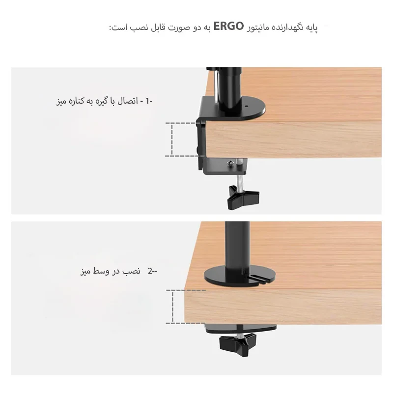 پایه نگهدارنده مانیتور ارگو مدل VNDLB502