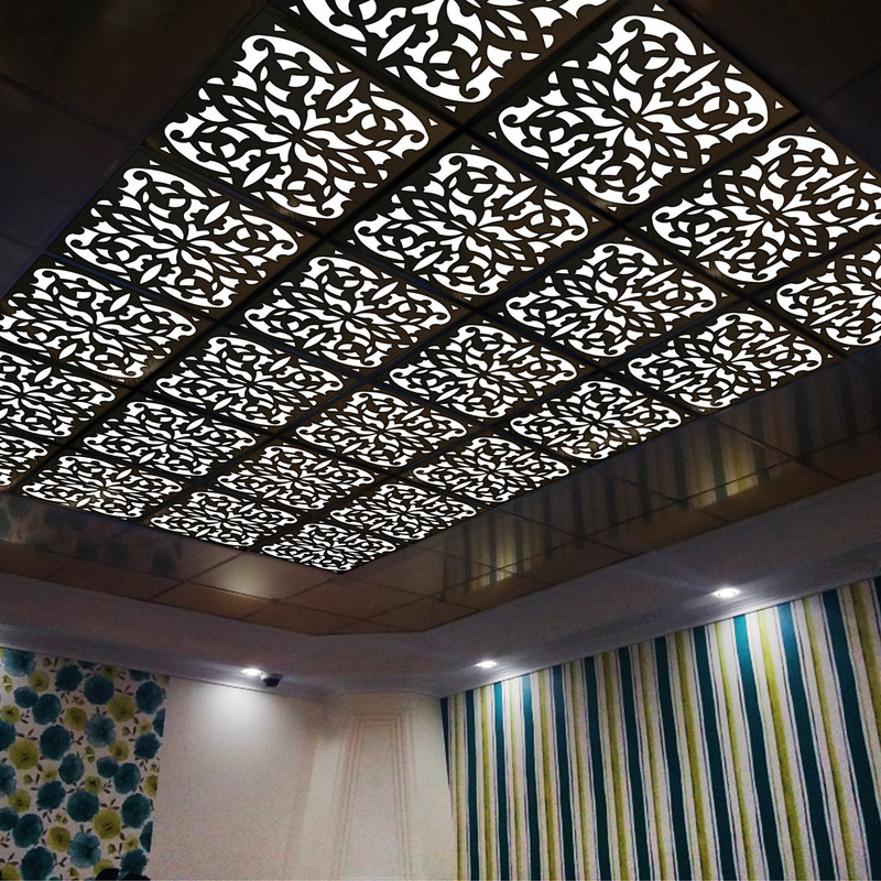 تایل سقفی آسمان مجازی بنی دکو مدل MC32 اندازه 60x60 سانتی متر مجموعه 4 عددی