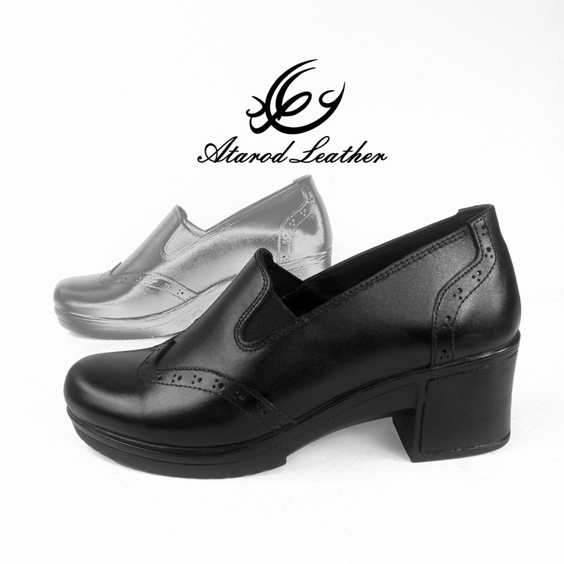 کفش زنانه چرم عطارد مدل  طبی چرم طبیعی کد SH71