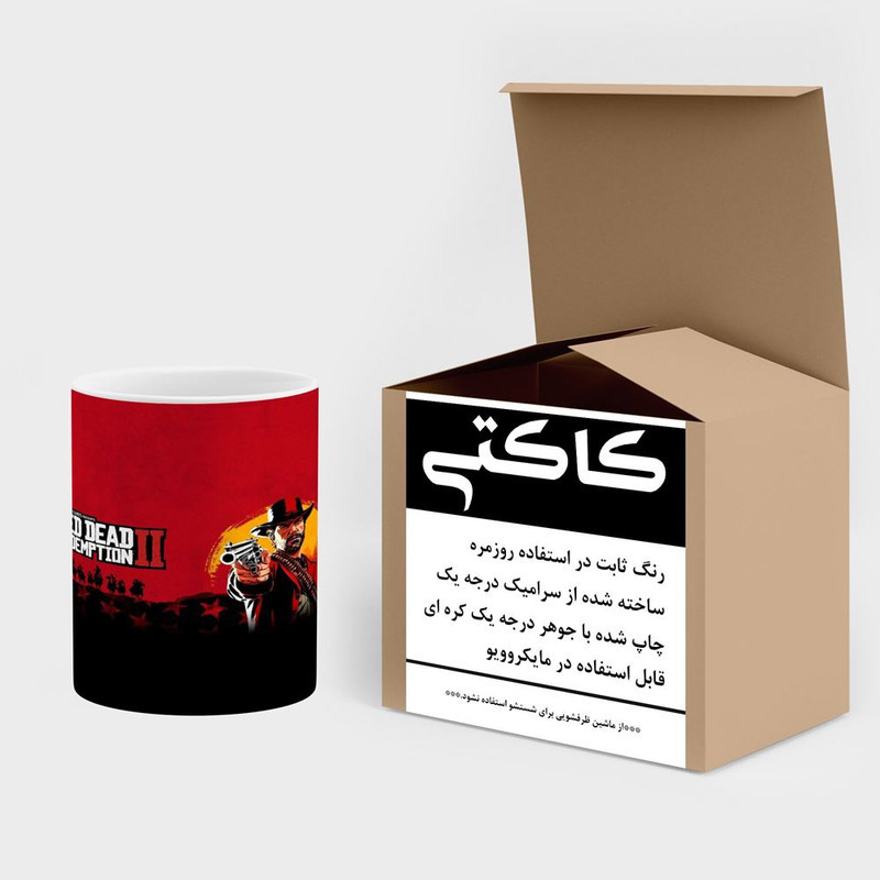 ماگ کاکتی مدل بازی رد دد Red Dead Redemption II کد mgh30053