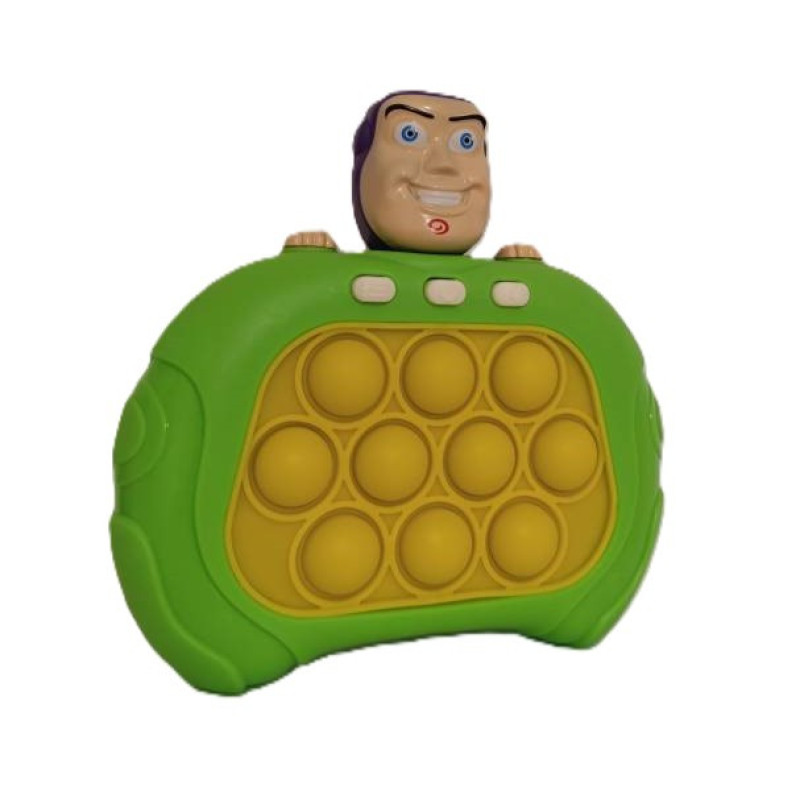 فیجت ضد استرس مدل دسته پاپت گیم طرح باز لایتر مدل چراغدار و موزیکال کد TOY STORY GAME