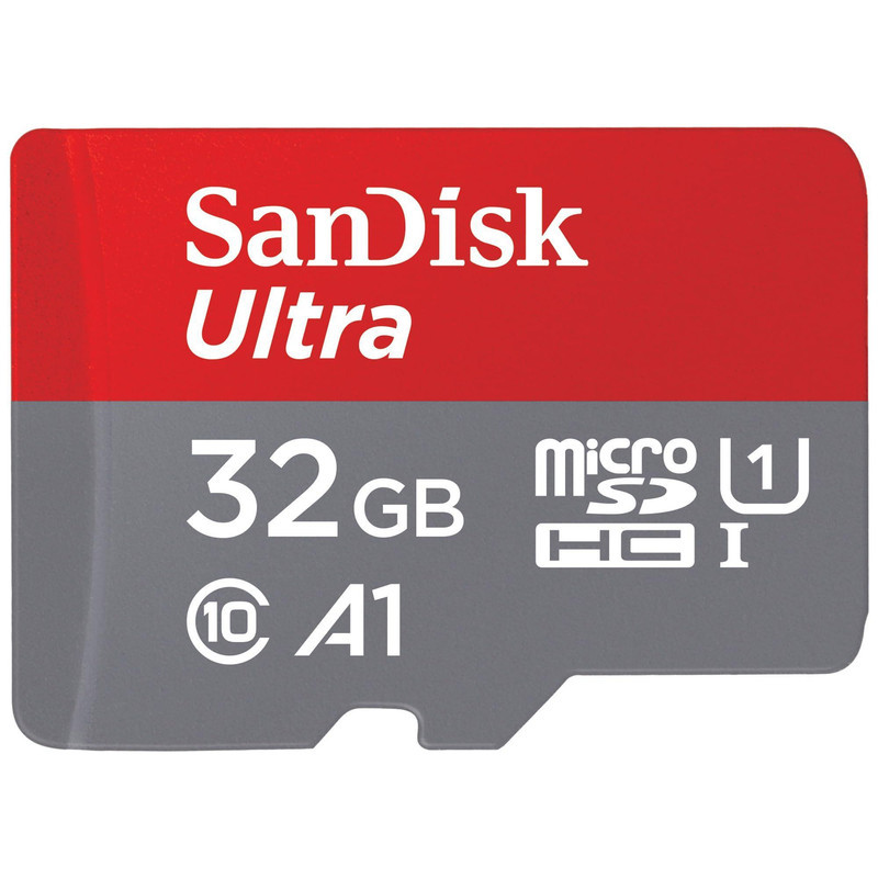 کارت حافظه microSD سن دیسک مدل Ultra A1 کلاس 10 استاندارد  1- UHS سرعت 100MBps ظرفیت 32 گیگابایت