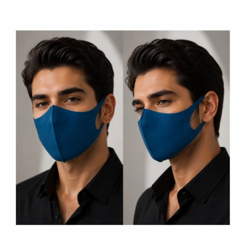 ماسک پارچه ای مدل Mu 22162211 بسته 2 عددی