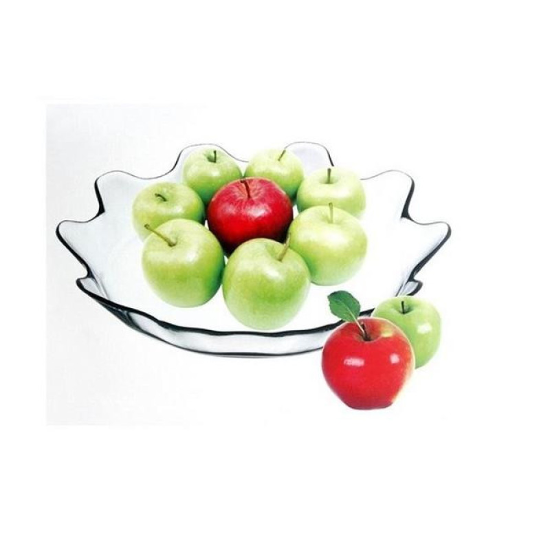 میوه‌خوری کریستال پاشاباغچه Splash Serving Platter مدل حلالی، ابعاد 32×32×4 سانتی‌متر، مناسب شستشو با دست و ماشین ظرفشویی