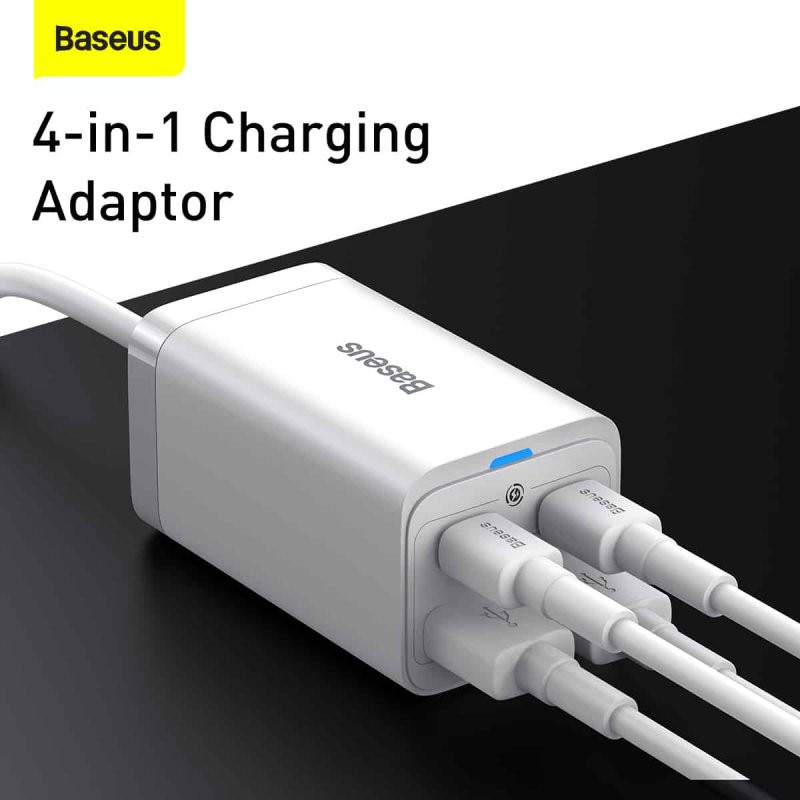 شارژر رومیزی باسئوس مدل Desktop Fast 65W به همراه کابل USB-C