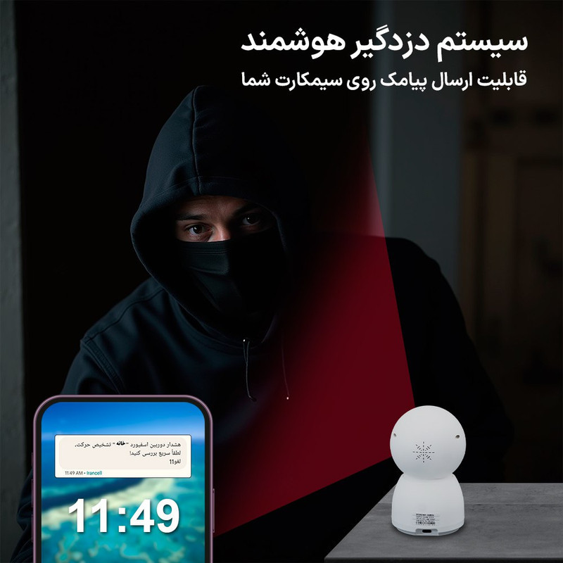 دوربین مداربسته تحت شبکه اسفیورد مدل Z234