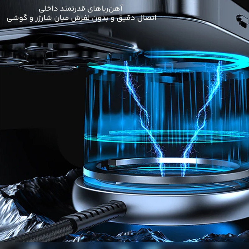 شارژر بی‌سیم 15 وات بیسوس مدل Simple Mini4 Air Magnetic Wireless Charger