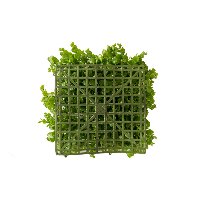 چمن مصنوعی مدل دیوار سبز نقش برجسته شمشادی 25×25 سانتی متر