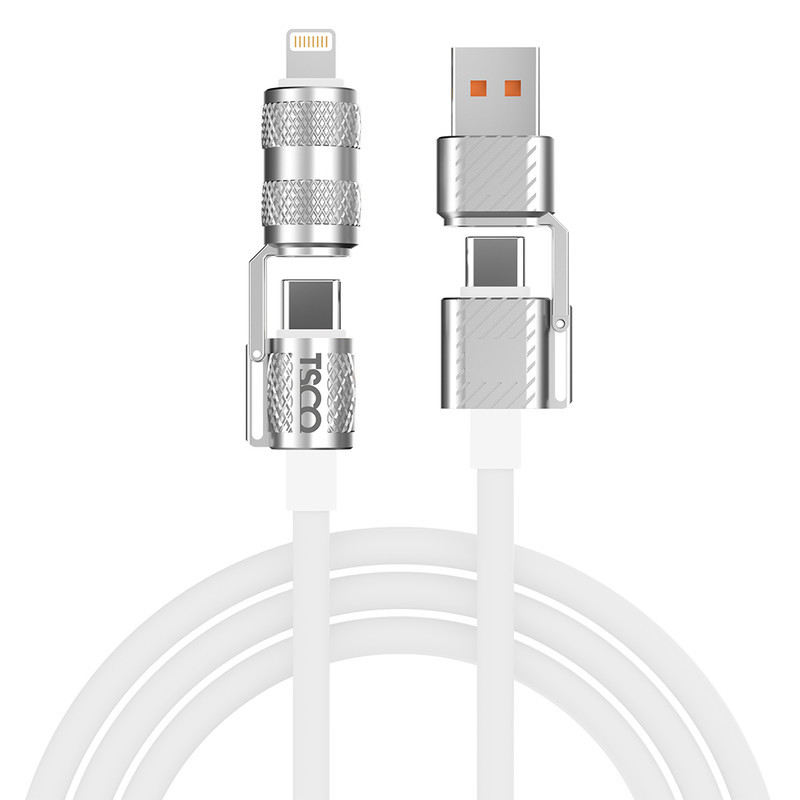 کابل تبدیل USBUSB-C به لایتنینگUSB-C تسکو مدل GCA 240W طول 1.2 متر