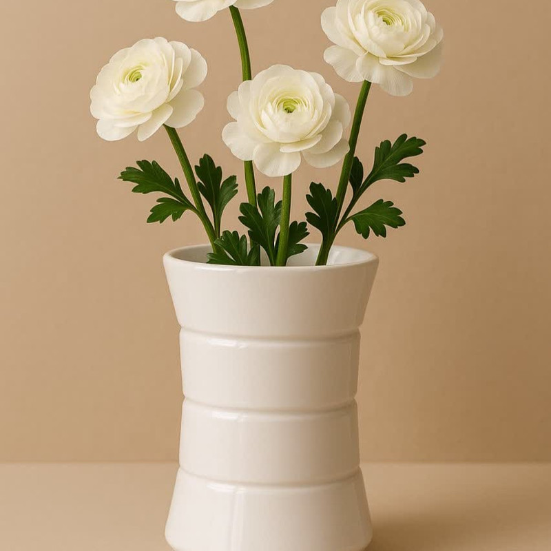 گلدان دکوری مدل استوانه ای کد g5