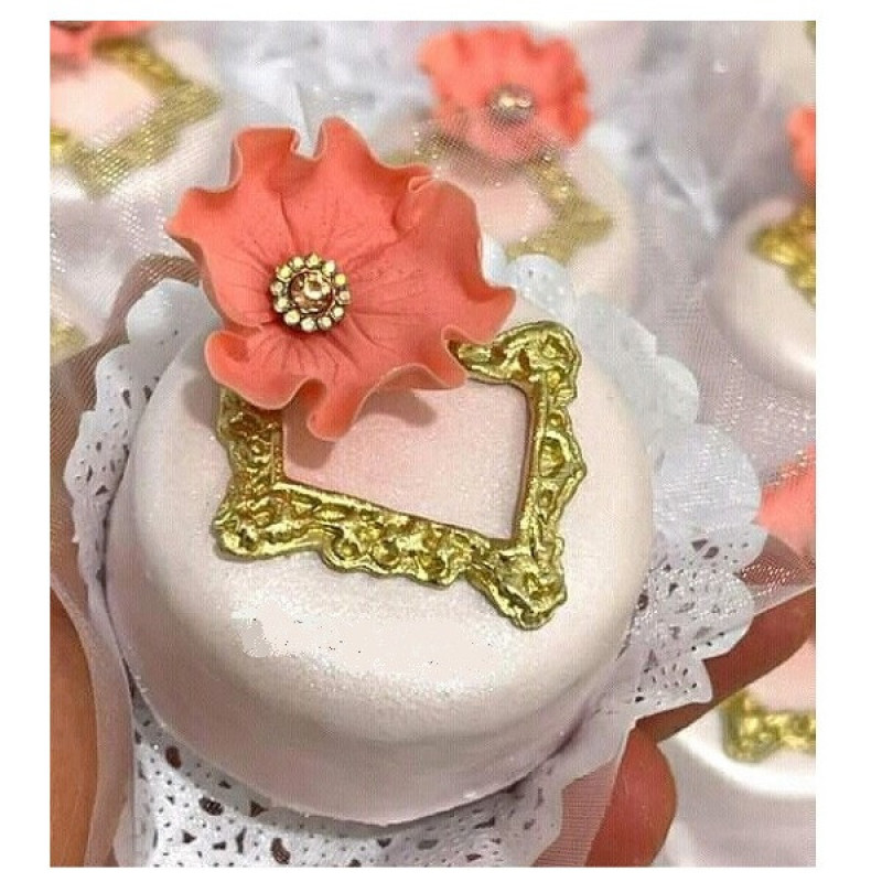 قالب فوندانت به گز مدل قاب عکس