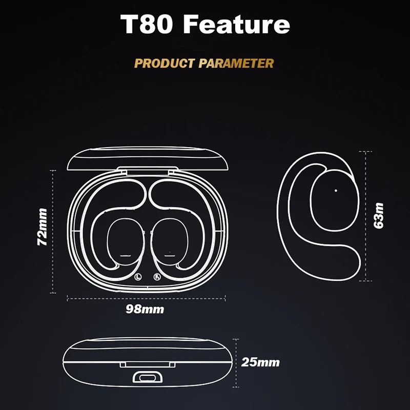 هدفون بلوتوثی اوی مدل T80