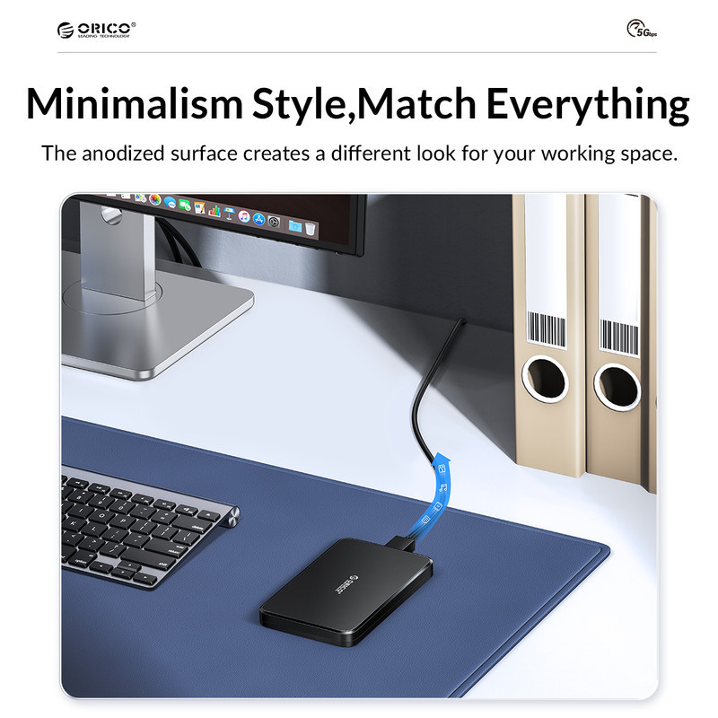 قاب هارددیسک اکسترنال 2.5 اینچی USB3.0 اوریکو مدل 2588U3-V1