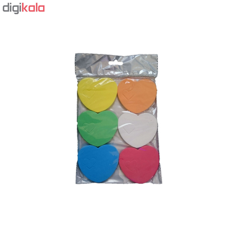 ضربه گیر طرح قلب بسته 6 عددی