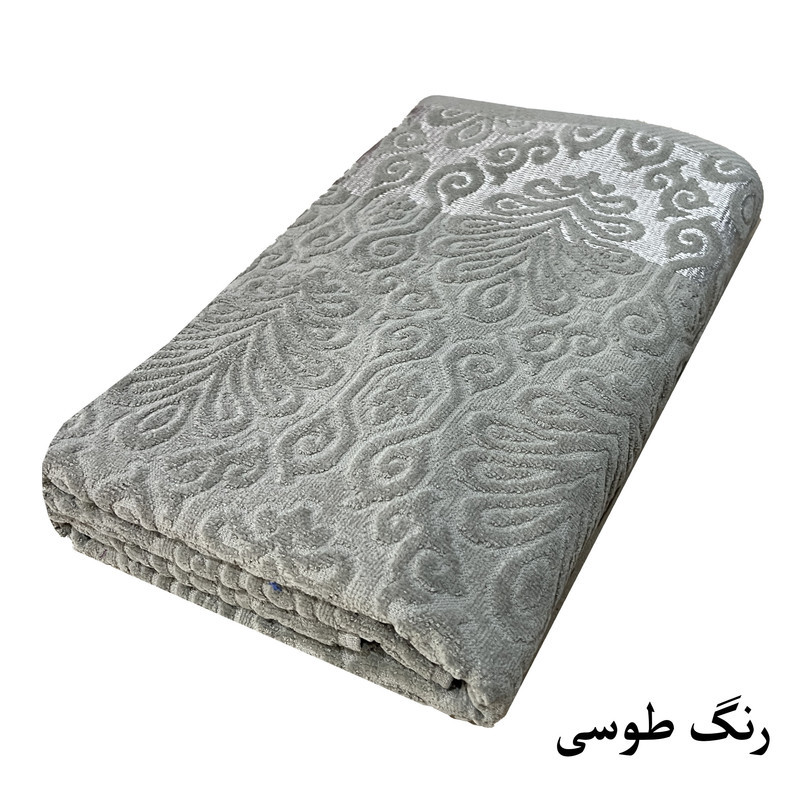 حوله حمام هنرمند مدل سلطنتی سایز 100x165 سانتی متر