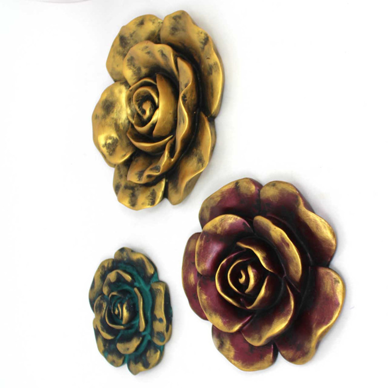 دیوارکوب مدل گل مجموعه 3 عددی