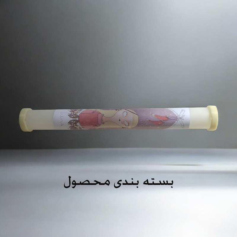 اسباب بازی زینتی مدل چوب دستی هری پاتر طرح لونا لاوگود به همراه کارت قطار