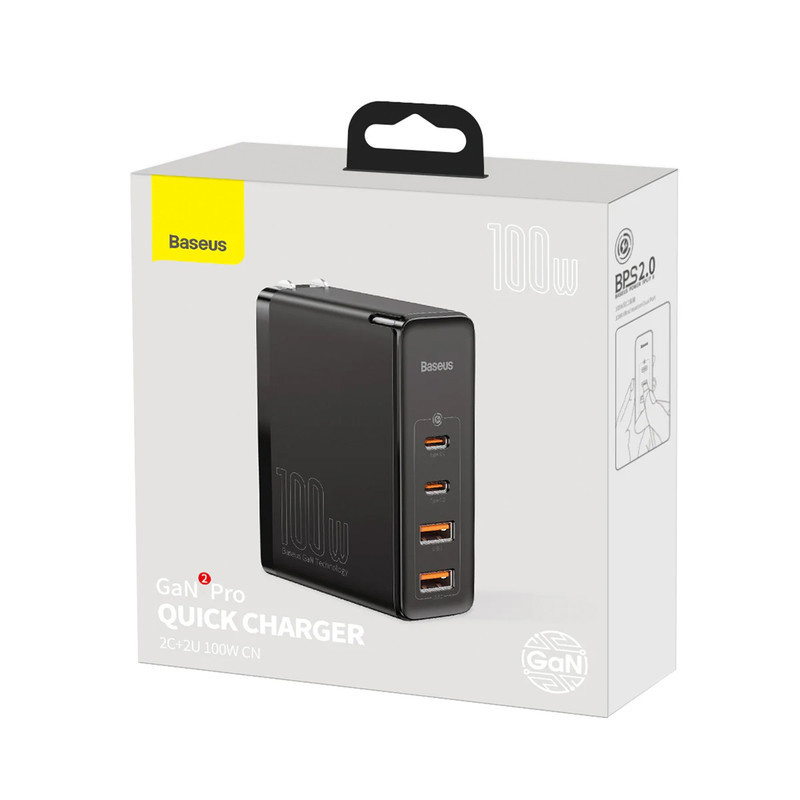 شارژر دیواری باسئوس مدل CCGAN2P-K01 به همراه کابل USB-C
