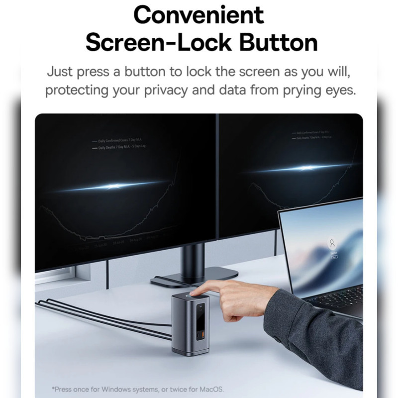 هاب 11 پورت USB-C بیسوس مدل BS-OH137  Spacemate Series