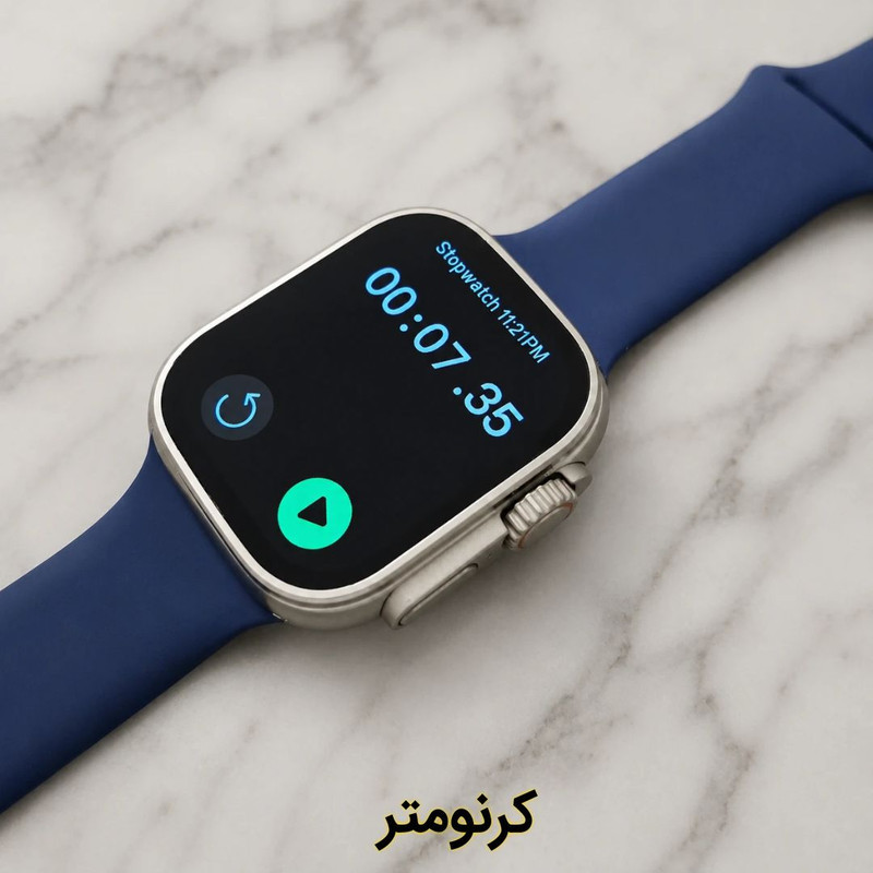 ساعت هوشمند 49 میلی متری اف الترا مدل 1+7 SEVEN PLUS ONE با بند سیلیکونی