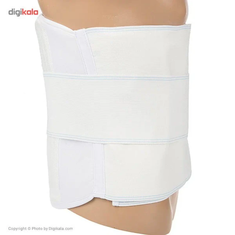 کمربند طبی پاک سمن مدل With Polyethylene Soft Bar سایز متوسط