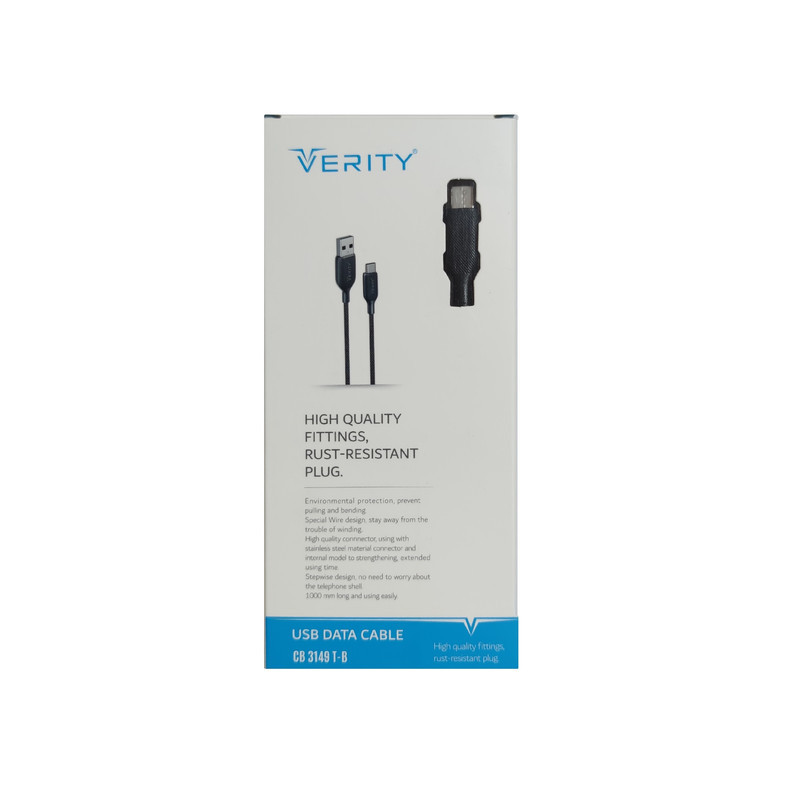 کابل تبدیل USB به USB-C وریتی مدل CB-3149 طول1متر