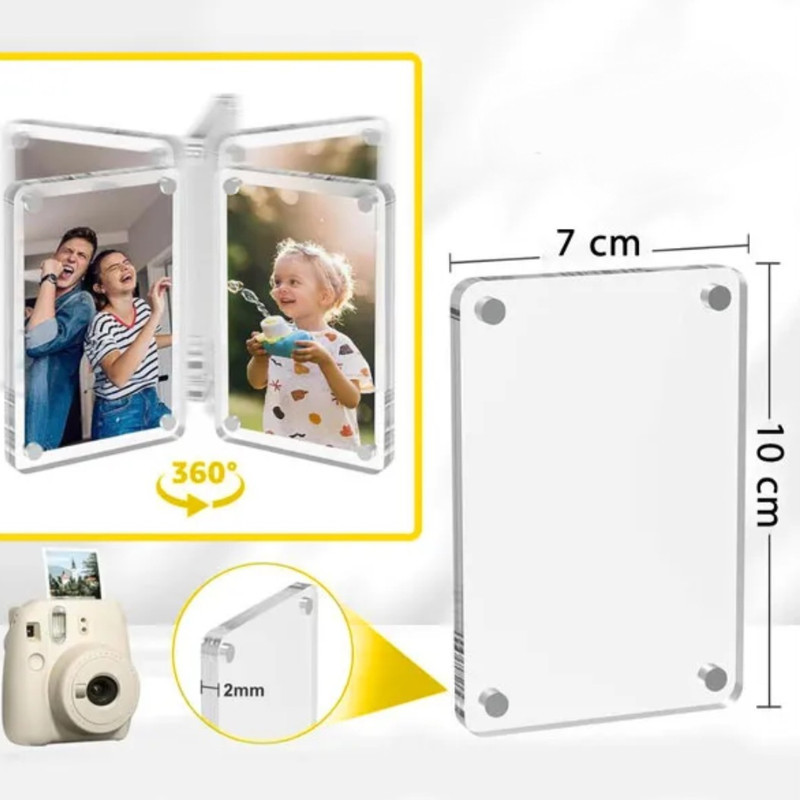قاب عکس مدل مگنتی یخچالی سایز 7*10 سانتی متر مجموعه پنج عددی