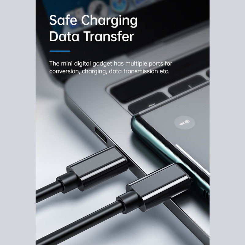 کابل تبدیل USB-CUSB به LightningUSB-CMicro USB مک‌ دودو مدل Box با طول 0.3 متر