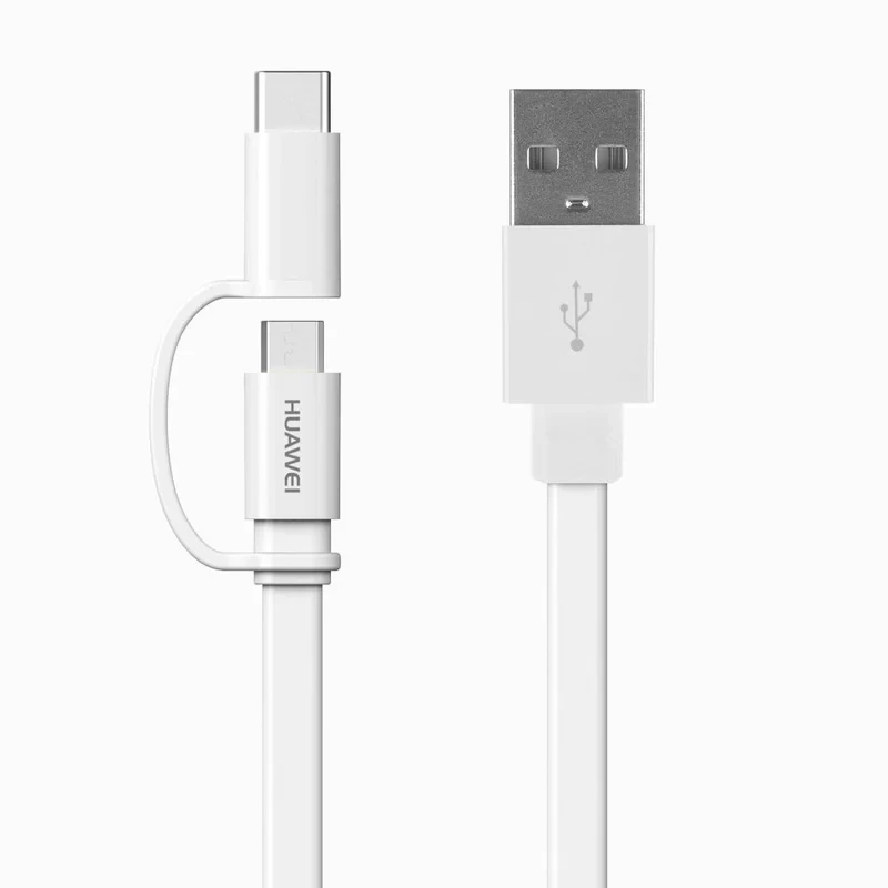 کابل تبدیل USB به USB-C  MicroUSB هوآوی مدل AP55S  طول 1.5 متر